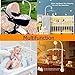 34 Inch Baby Crib Mobile Bed Bell Holder with Music Box,Adjustable Holder DIY Arm Bracket Nut Screw