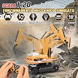 Zoom IMG-2 charmofun 2pcs kit escavatore telecomandato Zoom IMG-2 charmofun 2pcs kit escavatore telecomandato