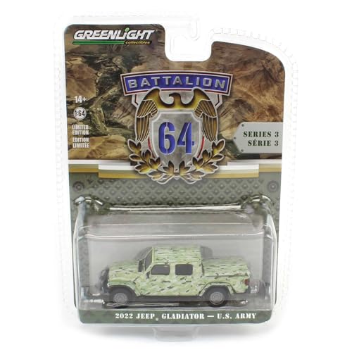 Greenlight 1/64 2022 Jeep Gladiator US Army Camouflage
