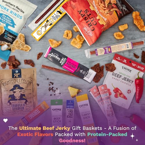 image for BUNNY · JAMES · Beef Jerky Gift Baskets for Men - Healthy & Exotic J