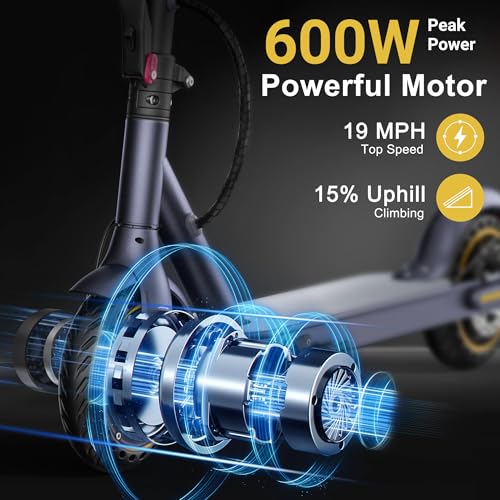 Navic T9 Electric Scooter, Up To 19 Mph, 18-23 Miles Range Foldable E-Scooter For Adults thumb #1