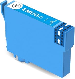 エプソン EPSON MUG互換 マグカップ互換 MUG-4CL 4色セット 互換インクカートリッジ ICチップ搭載 残量表示対応 (MUG シアン単品)