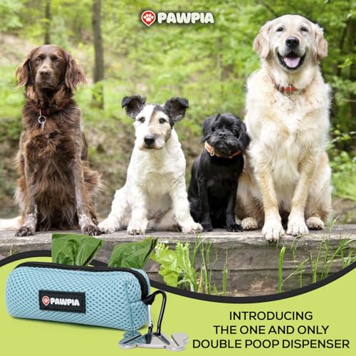 Image of Dog Poop Bag Dispenser (Sky Blue, 1 Count (Pack of 1))