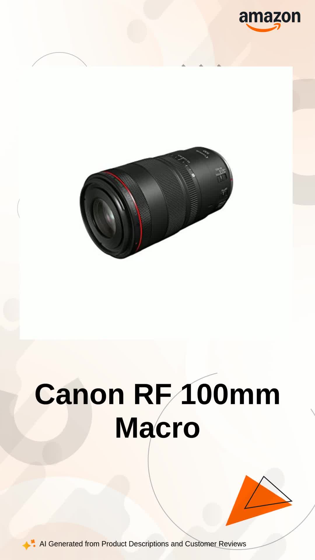★bouken ★Canon RF 100mm F2.8L Canon RF 100mm F2.8L Macro is USM Black - Camera Lens : Amazon.in