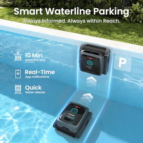 Image of Aiper Scuba S3 Robotic Pool Cleaner for All Inground Pools, Obsidian