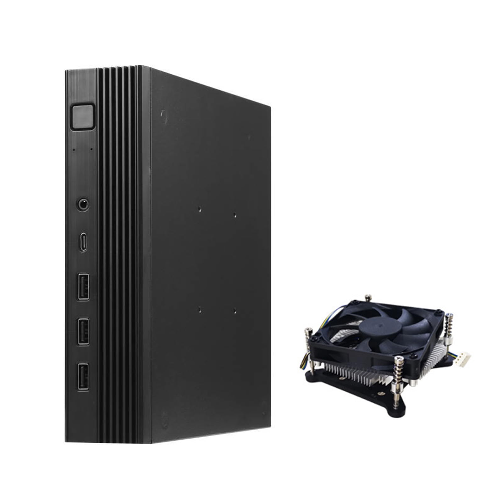 TX06 Piccolo ITX PC Case Per Sottile DCIN Schede Madri Appassionati Di Computer E Postazioni di Lavoro Efficienti DCIN Mainbord