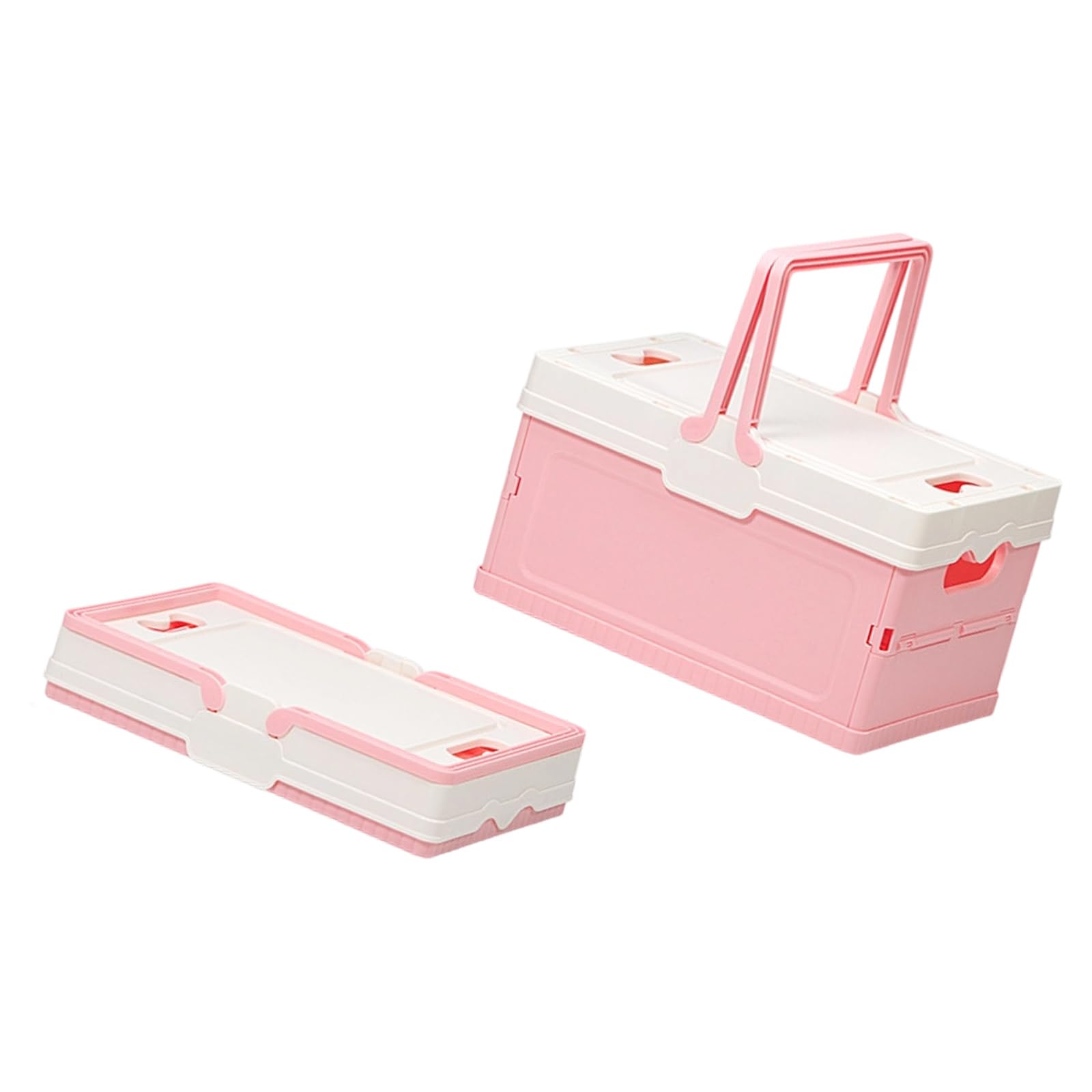 NVOQILIN Folding Container with Lid for Camping Home Use Outdoor Gear Storage Organiser for Small Spaces Multipurpose Organiser