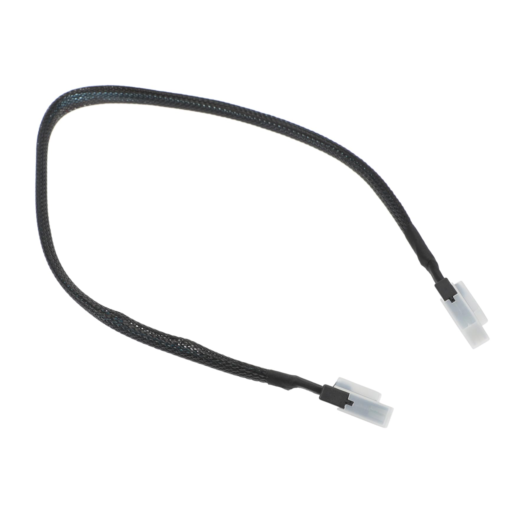 LALAFINA Mini Mini SAS Cable Pin Internal Connection Cord for Server High Speed Data Transmission Woven Mesh Protection for DIY Enthusiasts