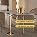 Gold Ice Bucket with Stand, large Champagne Ice Bucket 1.32 gal, Stainless Steel Ice Bucket, 3Ft Tall Ice Bucket for Cocktail Bar Parties