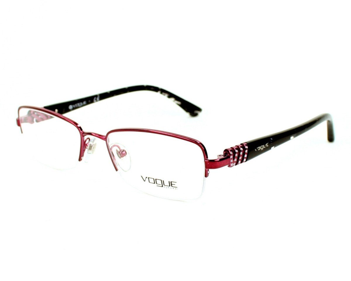 Vogue Eyewear Womens VO3813B Rectangular Prescription Eyewear Frames, Copper/Demo Lens, 51 mm