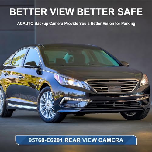 Image of Rear View Backup Camera Fit for Hyundai Sonata 2015-2017, Reversing Parking Assist Camera OE Replacement 95760-E6201 95760-C2101