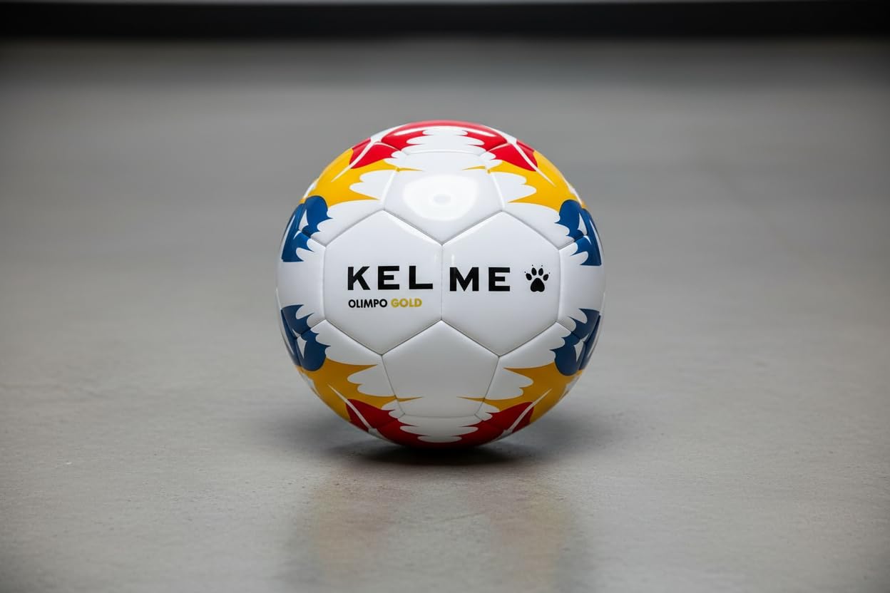 KELME Balón Fútbol Sala Olimpo Gold Blanco