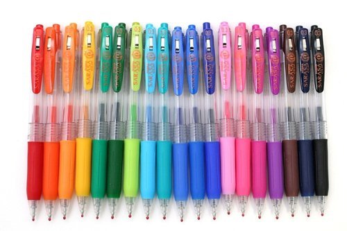 Zebra Sarasa Push Clip Gel Ink Pen - 0.3 Mm - Red #TOP4