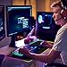 immagine 2ARCHEER Tappetino Mouse Gaming, RGB Gaming Tappetino 800x300 mm Tappetino Mouse Gaming XXL con 12 RGB Effetti Luce Superficie Impermeabile Liscio e Base Gomma Antiscivolo per PC e Laptop