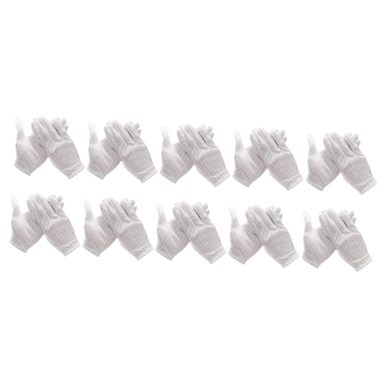 5 Pares De Guantes Mecánicos Para Trabajos Estáticos Para Reparación De Electrónica 10 Pares