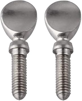 Jiayouy 2Pcs Silver Sax Neck Screw Tightening Screw for Saxophone Clarinet Fixing Parts