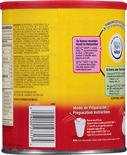 NESTLE NIDO Kinder 1+ Powdered Milk Beverage 1.76 lb. Canister