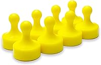 Vista 9 de GLASSBOARD STUDIO Potentes imanes de neodimio, en forma de peón, fuerte imán para nevera/refrigerador y pizarra blanca, ideal para oficina, cocina