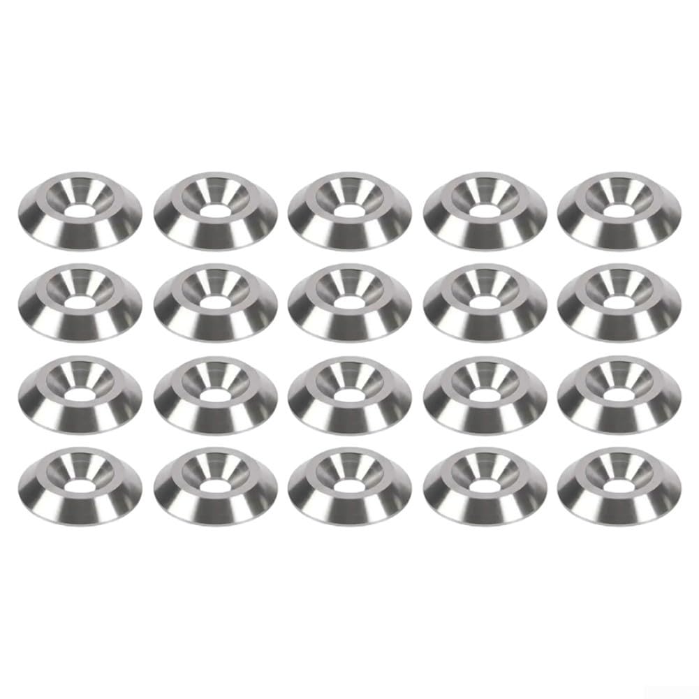 Rondelles pour tête fraisée M6 aluminium pour stopper l'usure de vos fixations