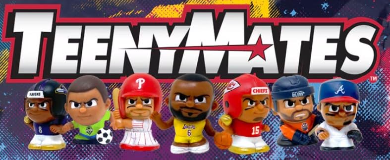 Amazon.com: TeenyMates Party Animal Figures, Team Colors, One Size