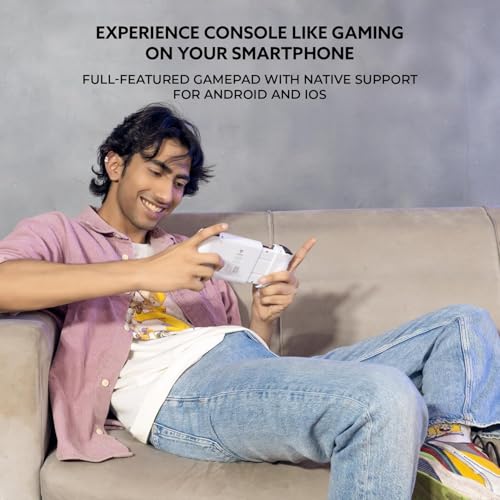 Image of EvoFox Deck Smartphone Gamepad with iPhone /Android, XBOX, HID & Keymap modes | Bluetooth v5.0 | Dual Vibration motors | Magnetic Hall 3D Joysticks | RGB Lighting and Backlit Controls