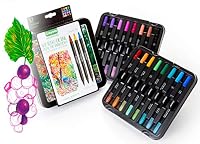 CRAYOLA Signature Sketch & Detail Dual-Tip Markers,16 Markers&32 Colours in Fine Tip&Medium Tip,finished in a beautifully embossed tin. Perfect for Teen&Adult Art Pack of 1 58-6511,16 Count(Pack of 1)