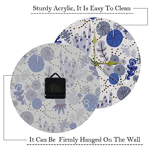 Horloge murale en acrylique design abstrait haut de gamme - 4