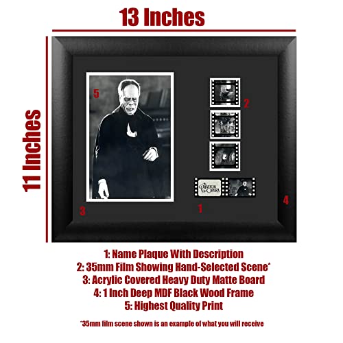 Filmcells USFC2420 Phantom Of The Opera (Lon Chaney 1925) Universal Monsters Filmcells Framed Wall Art Presentation -3X Clips Of 35Mm Film thumb #6