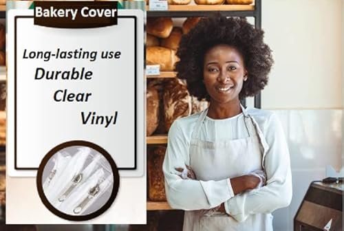 Laundry Bags Online BC1 High Quality Long-Lasting Use Durable Clear Vinyl Cover, Bakery Food Pan Sheet Rack Transparent Cover thumb #1