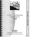 Allis Chalmers 15-25 Tractor Operators Manual