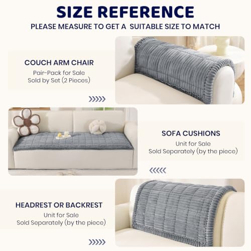 Royhom Couch Cover for Dogs, Non Slip Fuzzy Pet Sofa Covers Washable - image 7