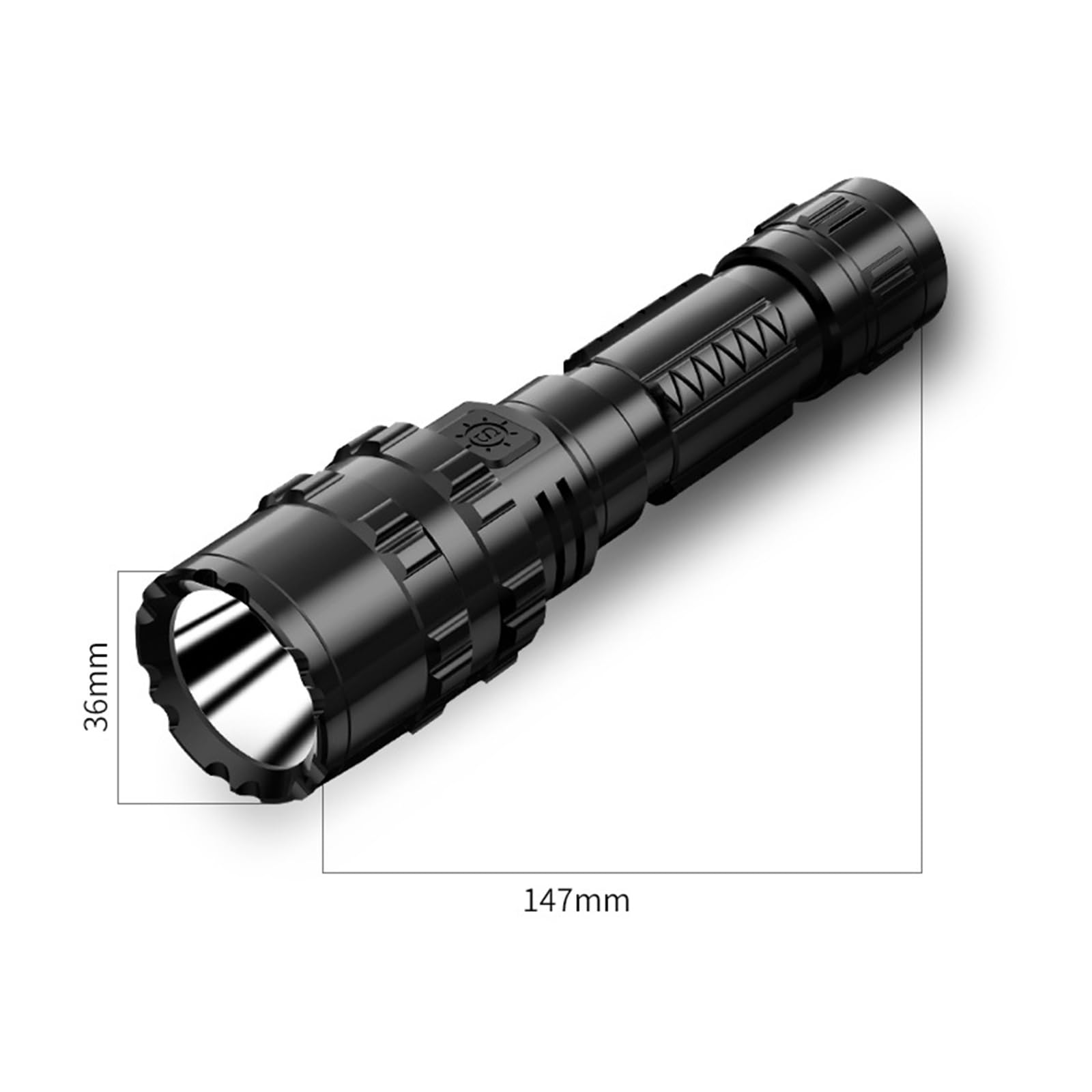 WURF Latarka Taktyczna Ultra-Potężny 4000 Lumenów XHP50.2 USB Akumulator 5 Tryby z Baterii w zestawie dla Polowanie Polowanie Bezpieczeństwa Polowanie Wojskowe Piesze Wycieczki