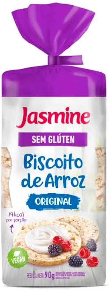 SEM GLÚTEN BISCOITO DE ARROZ INTEGRAL - 90g