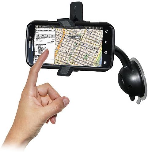 Amzer AMZ93640 Car Mount and Case System for Motorola Electrify, Motorola Photon 4G MB855 - Retail Packaging - Black
