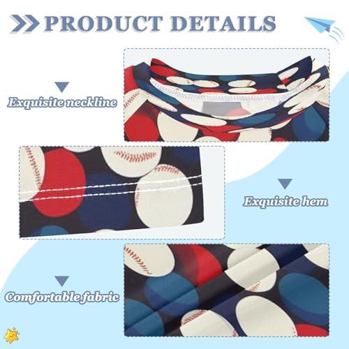 Boys Short Sleeve T-Shirts Baseball Ball Sport Rashguard Kids Swim Shirts Sun UPF 50+ Multicoloured3