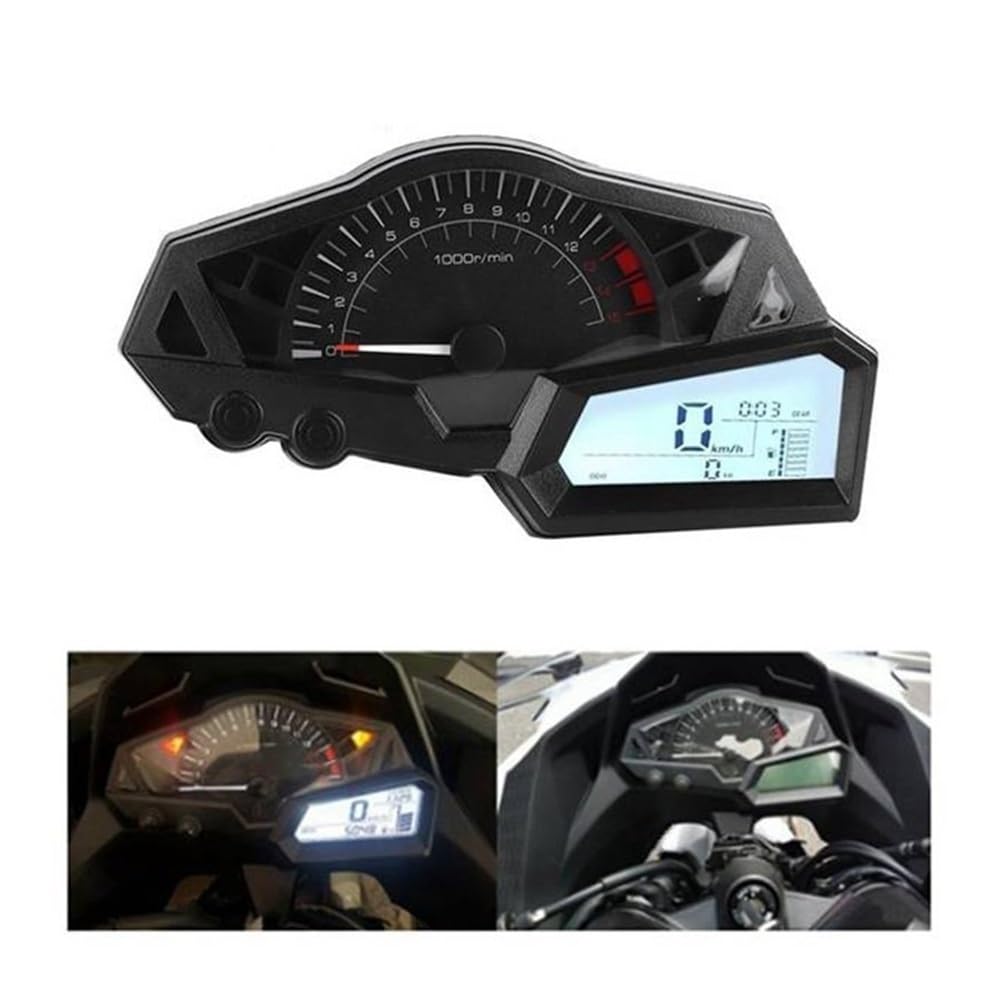 Cuadro de instrumentos de moto Para Kawasaki Para Ninja 300 EX300A 2013-2015 Indicadores de motocicleta Velocímetro Tacómetro Accesorios instrumentos