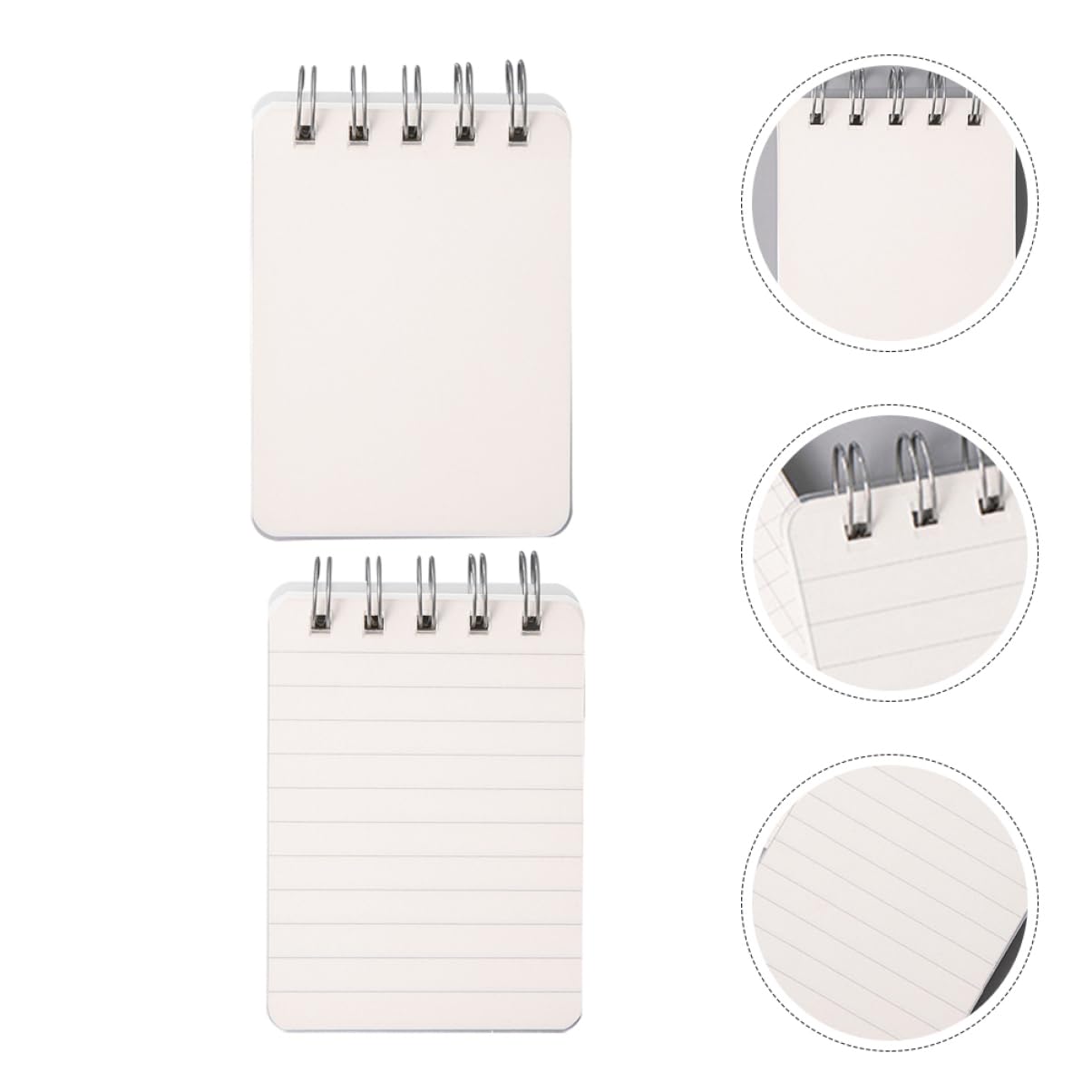 Operitacx 5 Ensembles Mini Bloc Notes Spirale Portable De Cahiers De Poche Lignés Vides Pour Plans Et Mémos Pour Étudiants Et Usage 4 Pièces * 5