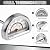 MOOTVGOO BBQ Grill Lid Thermometer, Stainless Steel Temperature Gauge Heat Indicator Replacement Fit for Charbroil Grill, Replaces 463271314, 463247412, 463247512, 463225315, 463434313