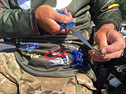 Cuda 8-Inch Stainless Steel Freshwater Needle Nose Fishing Pliers With Integrated Crimper, Ring Splitter, And Titanium, Fluorocarbon And Mono Cutters, (18112) #TOP3
