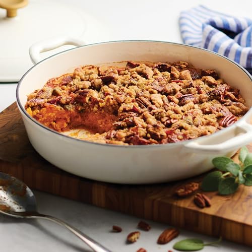 Image of Tramontina Bestow Enameled Cast Iron 4-Qt Braiser Pan with Lid, Latte