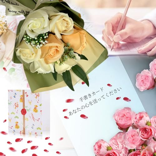 ソープフラワー 造花 花束 ソープフラワーギフト シャボンフラワ せっけん素材で作られたお花 ほのかな香りプレゼントバレンタインデー 母の日 結婚記念日 フラワーソープ 花束 誕生日クリスマス 新年 お祝いに適 (オレンジ) [5]