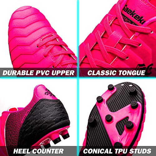 Soccer Shoes Kids Boys FG Cleats/TF Professional Training Girls Football Shoes4