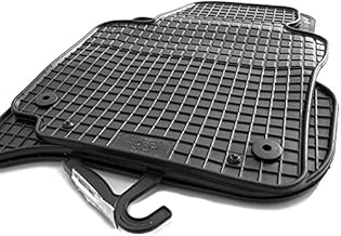 kh Teile Rubber Floor Mat Set For Golf Plus Original Quality Rubber Mats for Cars Set of 4 Black