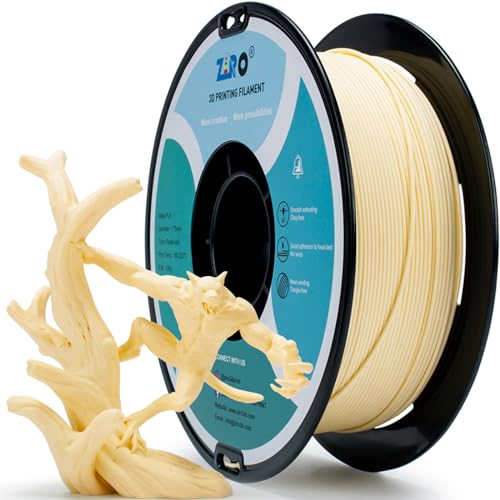 Image of ZIRO Matte Pastel Colors PLA Series, Tougher & Stronger, 1.75mm Pastel Skin | Fit for Most FDM 3D Printer, 1.75mm 1KG Spool, Dimensional Accuracy + /-0.03mm, Colorful PLA FilamenT