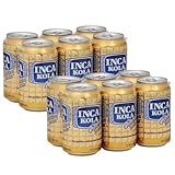 Inca Kola Golden Carbonated Soda – 'La Kola Dorada' – 12 oz Cans (12-Pack) + Free Demaya Reusable Bag
