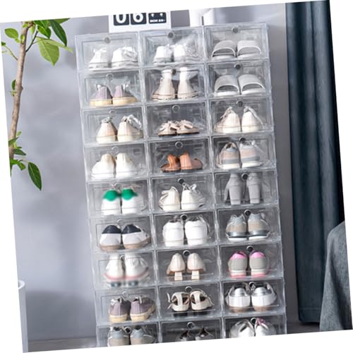 Boîtes à chaussures transparentes robustes et compactes TOYANDONA PP