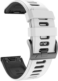 MOPZ Pulseira de relógio de 22 mm para Garmin Forerunner 945 935 Fenix 5 5Plus Fenix 6 Pro pulseira de silicone para relógio inteligente de liberação rápida Correa