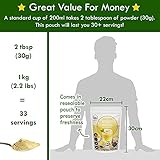 Mango Bubble Milk Tea Instant 3in1 Powder Mix - 1kg (33 Drinks) | For Boba Tea, Milkshake, Blended Frappe and Bakery | Authentic Taiwan Recipe | Zero Trans Fat, No Preservatives | By Moriyama Teahouse - Image 4