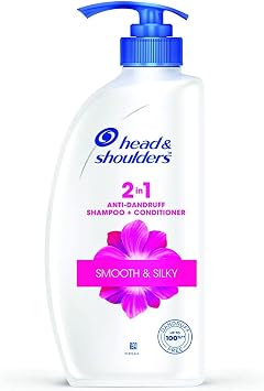 Head & Shoulders 2-in-1 Smooth and Silky Anti Dandruff Shampoo + Conditioner, 650ml