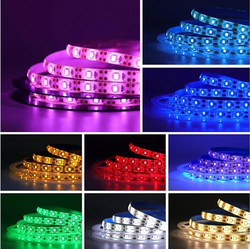 Tira LED flexible 2M 60LED/m 5V bateria SMD 2835 UV miniatura 5